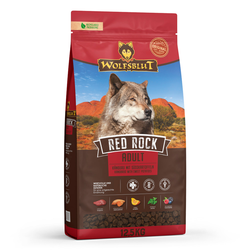 Wolfsblut Red Rock Adult - Känguru mit Kürbis