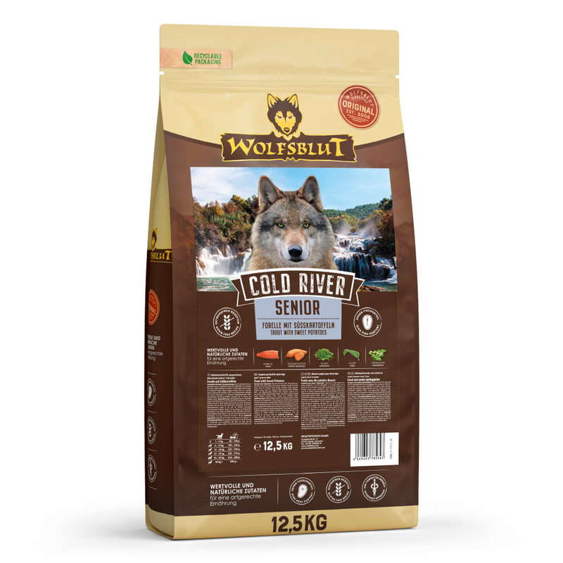 Wolfsblut Cold River Senior - Forelle mit Süßkartoffel
