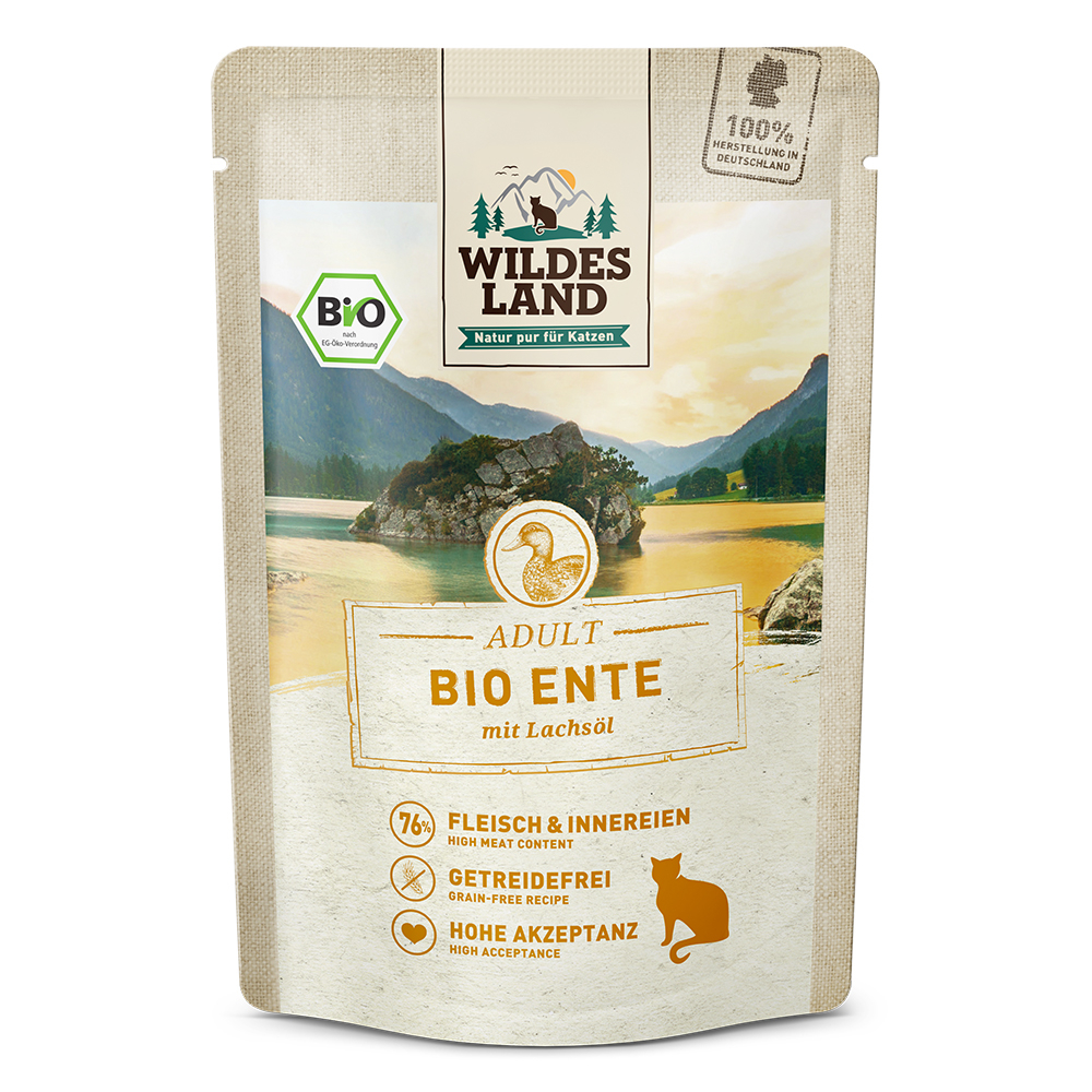 Wildes Land Bio Lachs PUR mit Lachsöl