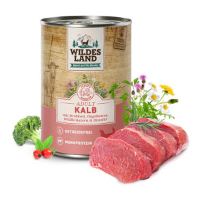 Wildes Land Classic Kalb mit Brokokoli & Karotten