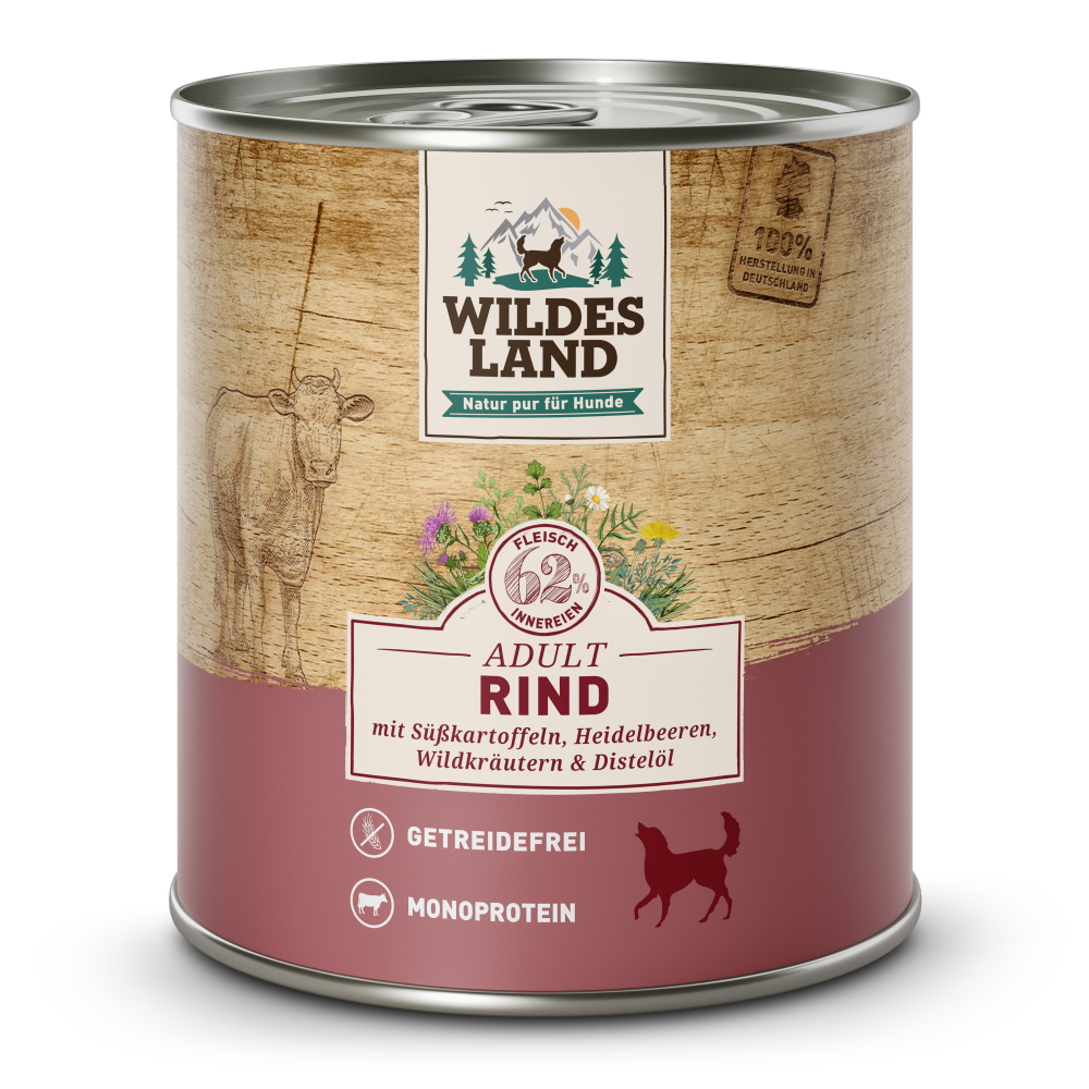 Wildes Land Classic Rind mit Süßkartoffeln