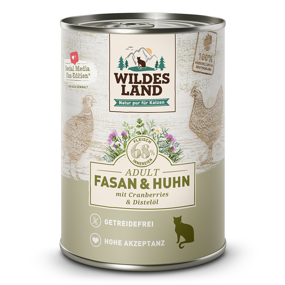 Wildes Land Classic Fasan und Huhn mit Cranberries