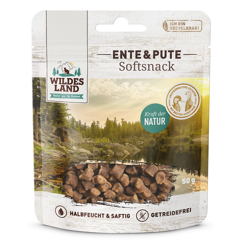 Wildes Land Softsnack Ente & Pute