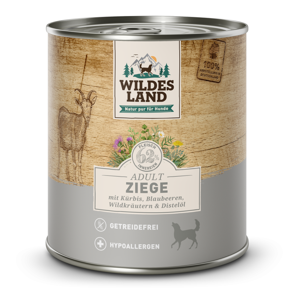 Wildes Land Classic Ziege mit Kürbis & Blaubeeren
