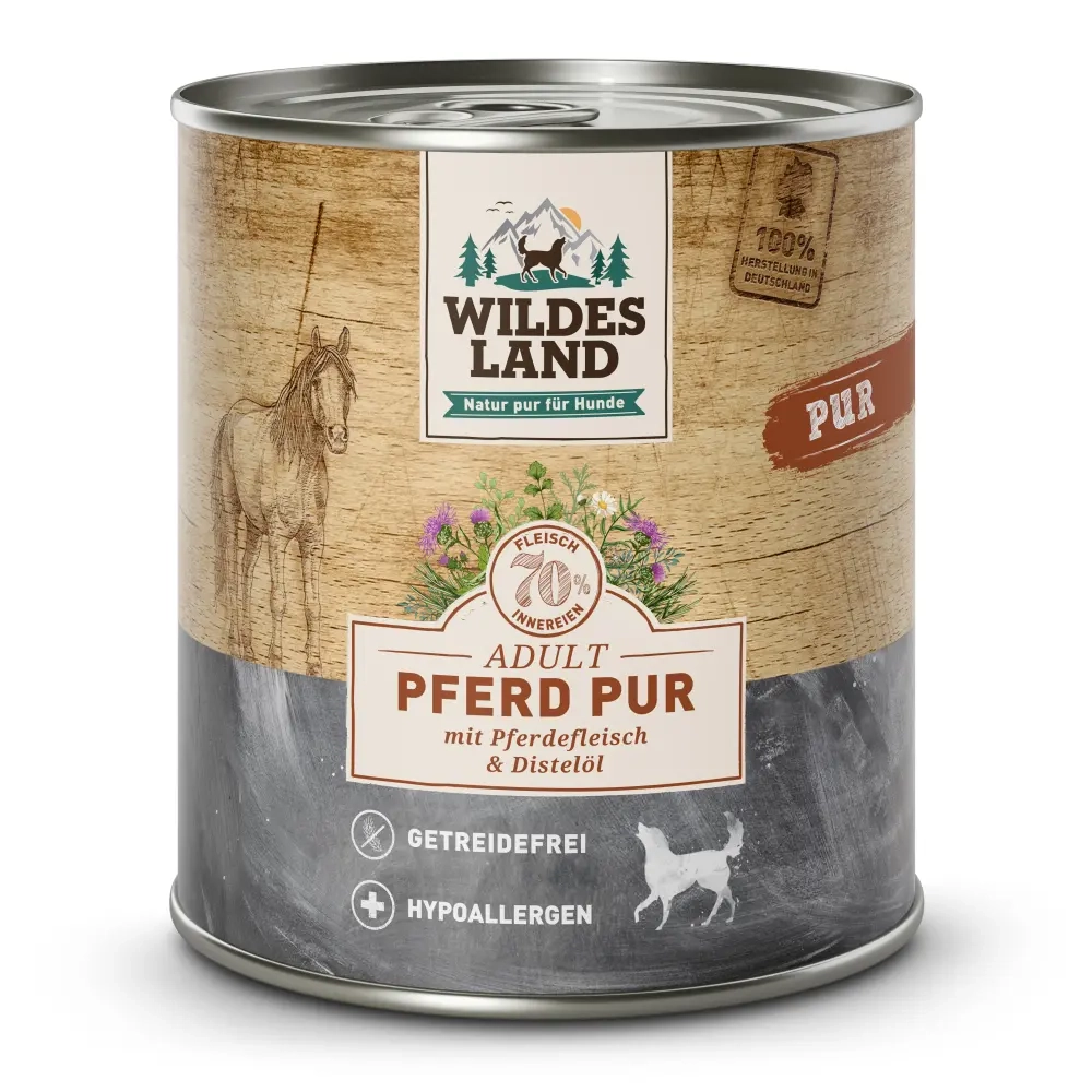 Wildes Land Pferd PUR mit Distelöl