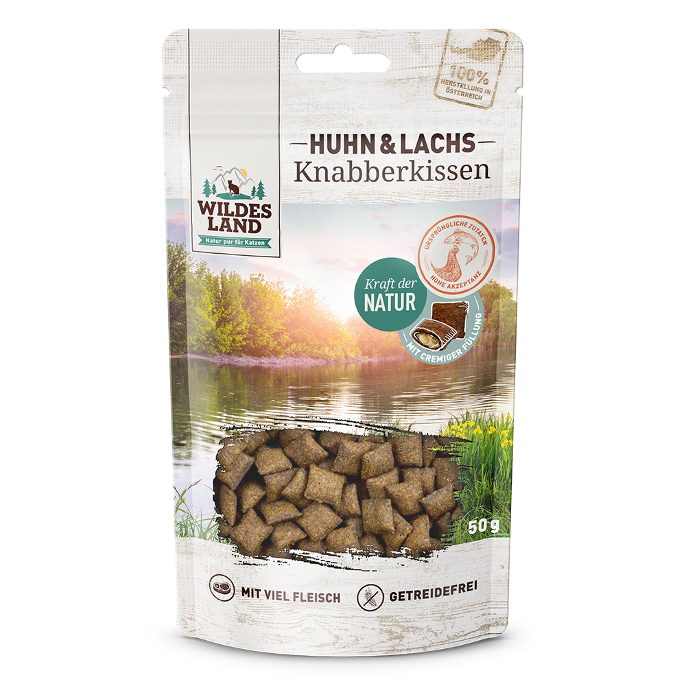 Wildes Land Knabberkissen Huhn und Lachs