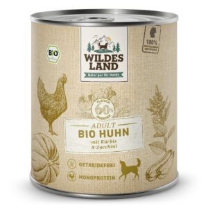 Wildes Land Bio Huhn mit Kürbis & Zucchini