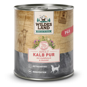 Wildes Land Kalb PUR mit Distelöl