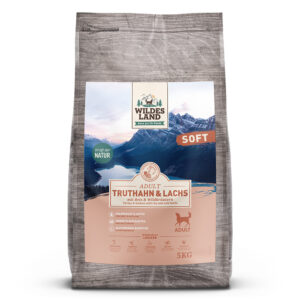 Wildes Land Truthahn und Lachs mit Reis Soft