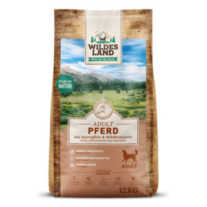 Wildes Land Classic Pferd mit Kartoffeln
