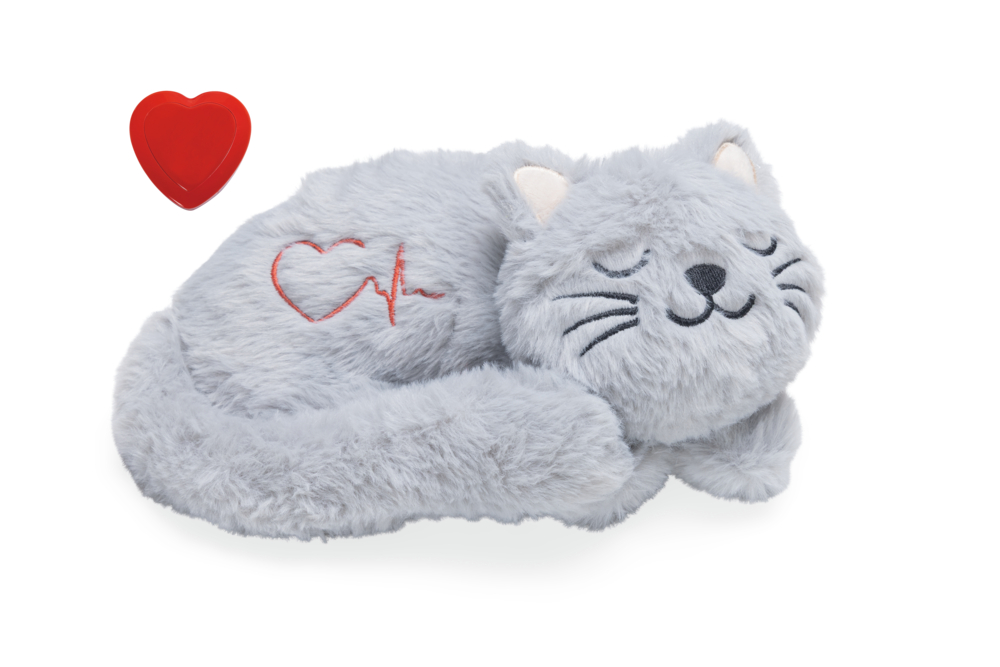 Beeztees Kitten Herzschlag Kuscheltier Pur 23