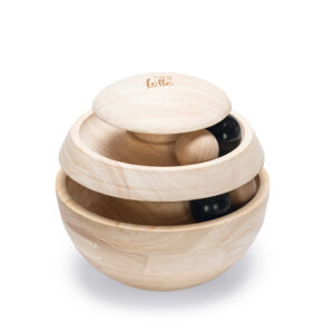 Designed by Lotte Katzenspielzeug Neya Holz Braun 16X16X16