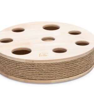 Designed by Lotte Katzenspielzeug Raya Holz Braun 31X31X7
