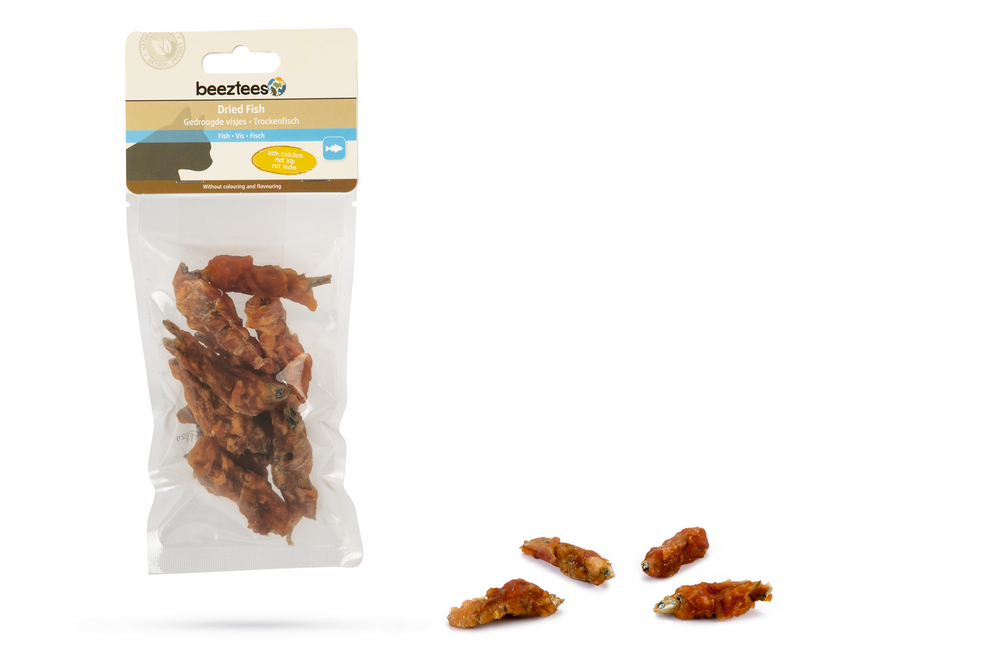 Beeztees Getrocknete Fische mit Huhn 70 g
