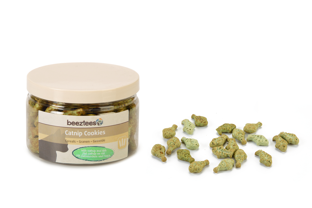 Beeztees Katzensnack Catnip Cookies Lachs 55G