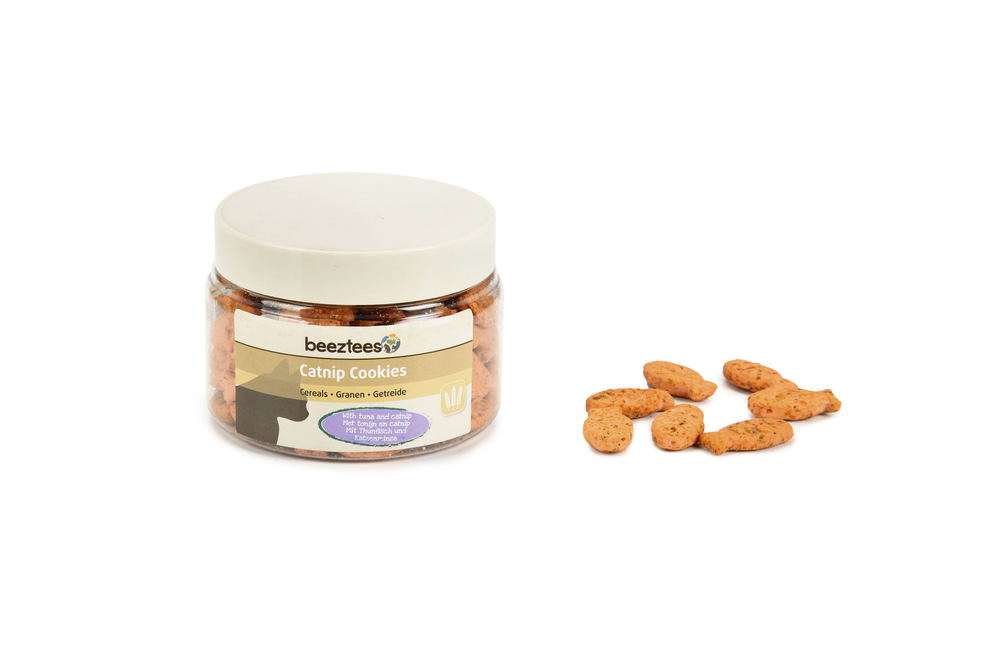 Beeztees Katzensnack Catnip Cookies Thunfisch 55G