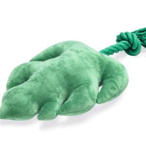 Beeztees Plüsch Hundespielzeug Dschungelblatt Grün 33X15X6