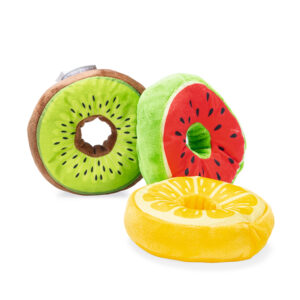 Beeztees Plüsch Hundespielzeug Fruity Donuts sortiert 12 St.