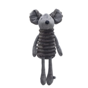 Designed by Lotte Plüsch Hundespielzeug Reza Maus Anthrazit XL 68