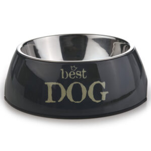 Beeztees Melam Napf RD Best Dog Grau 14X4,5