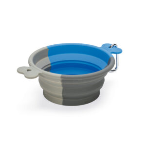 Beeztees Silik Faltb Reisenapf Rua Blau 750ML