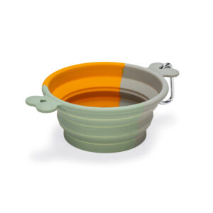 Beeztees Silik Faltb Reisenapf Rua Orange 750ML