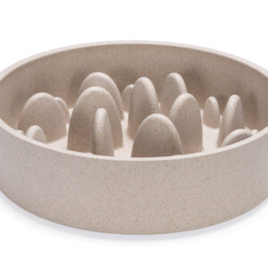 Designed by Lotte Bambus Antischlingnapf Hund Pom Beige 21