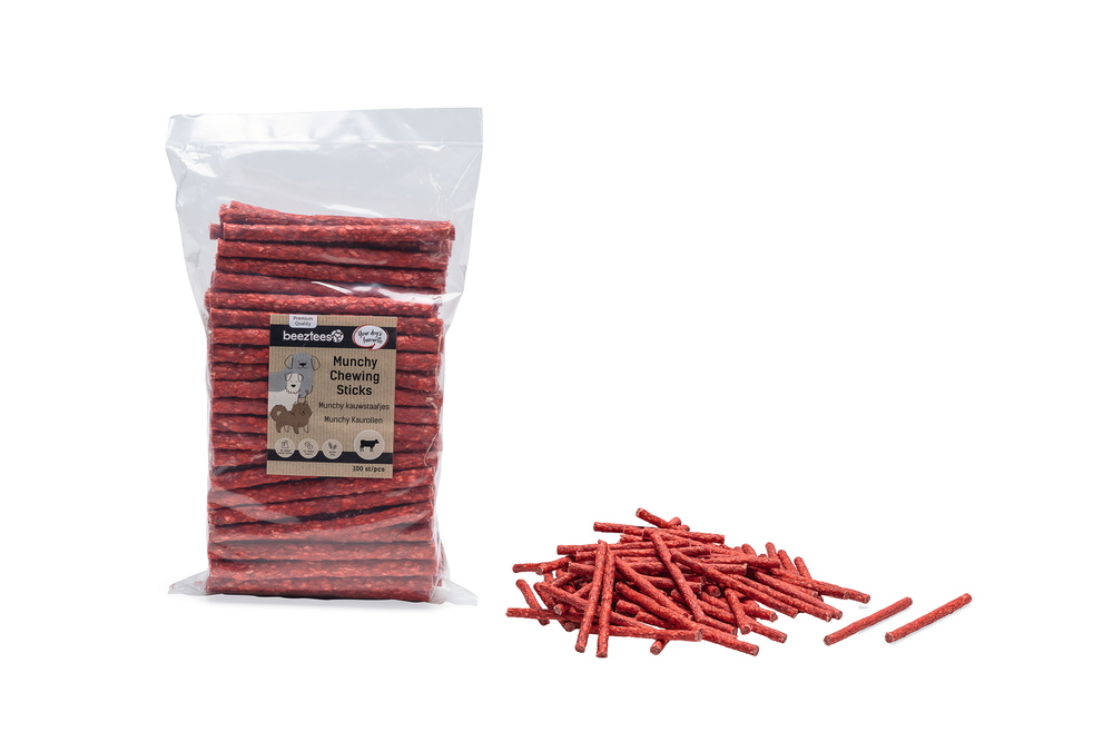 Beeztees Thai Munchy Kaurollen Rot 9/10 100Stück