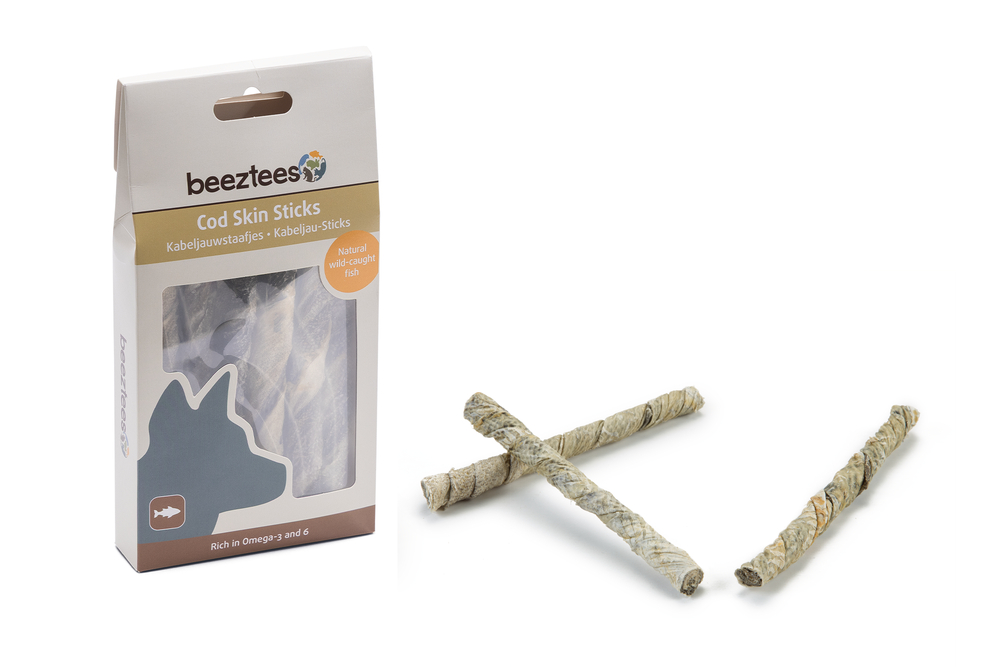 Beeztees Hundesnack Kabeljausticks 80G