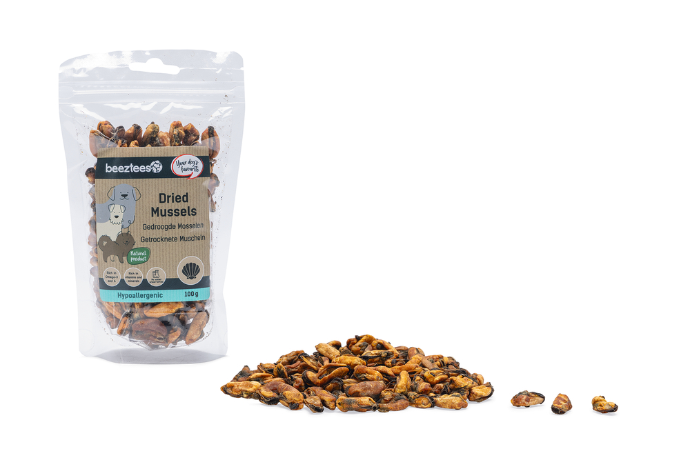 Beeztees Getrocknete Muscheln 100G