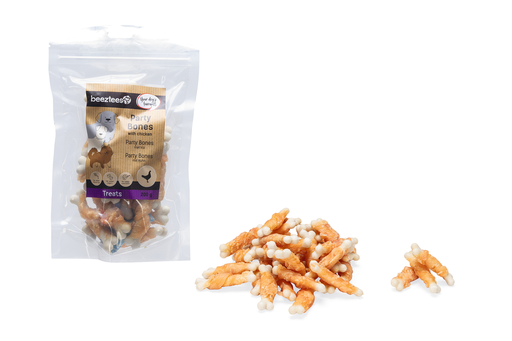 Beeztees Party Bones Mit Huhn 200G