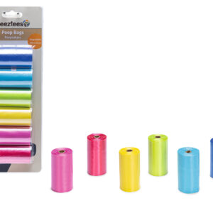 Beeztees Nachfüll Kotbeutel Regenbogen 6X20 St.