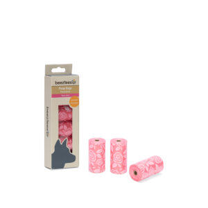 Beeztees Abbau Kotbeutel Rose 6X15 St.