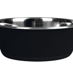 Karlie Edelstahl Napf beschriftbar Schwarz 250 ML