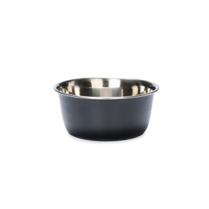 Karlie Edelstahl Napf beschriftbar Schwarz 950 ML