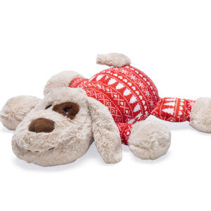 Beeztees Plüsch Weihnachts XL Kuschelt Comet Rot/Wei45