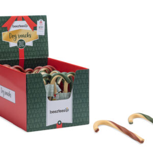 Beeztees Hundesnack Weihnachts Zuckerstange Display 30S