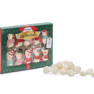 Beeztees Hsnack Weihnachts Schneemann Kauknot 10Stück