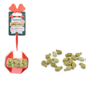 Beeztees Katzensnack Weihnachts Catnipcookies Lachs 30G