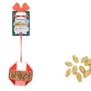 Beeztees Katzensnack Weihnachts Catnipcookies Huhn/Thunfisch 30G
