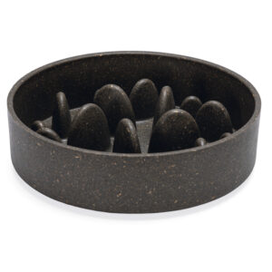 Designed by Lotte Bambus Antischlingnapf Hund Pom Grau 17