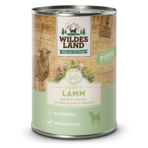Wildes Land Puppy Lamm mit Kürbis & Reis