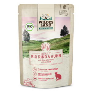 Wildes Land Bio Rind und Huhn mit Cranberries