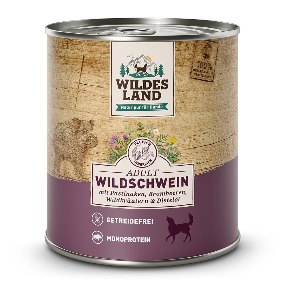 Wildes Land Classic Wildschwein mit Pastinake