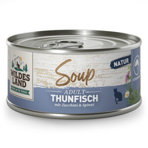 Wildes Land Soup Thunfisch mit Zucchini & Spinat