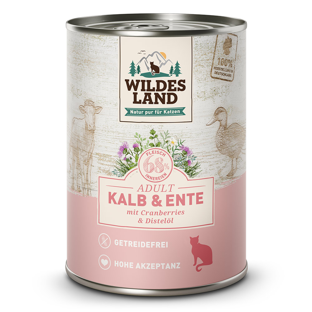 Wildes Land Classic Kalb und Ente mit Cranberries